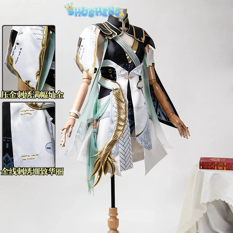 Wuthering Waves Jinhsi Women Cosplay Costume Cos Game Anime Party Uniform Hallowen Play Role Clothes Clothing