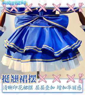 Pripara Manaka Laala Little Blue Dress Women Cosplay Costume Cos Game Anime Party Uniform Hallowen Play Role Clothes Clothing