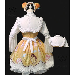 Game Identity V Tracy Reznik Cosplay Costume Candy Maid Dress  Girls Child Adult Size Gothic Lolita Dresses for Halloween Party