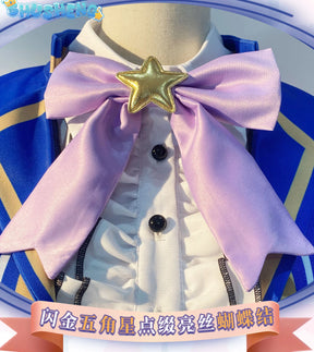 Pripara Manaka Laala Little Blue Dress Women Cosplay Costume Cos Game Anime Party Uniform Hallowen Play Role Clothes Clothing