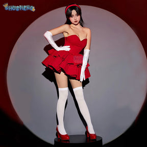 Kirigoe Mima cosplay perfect blue cosplay costume anime sexy red female girl Halloween dress