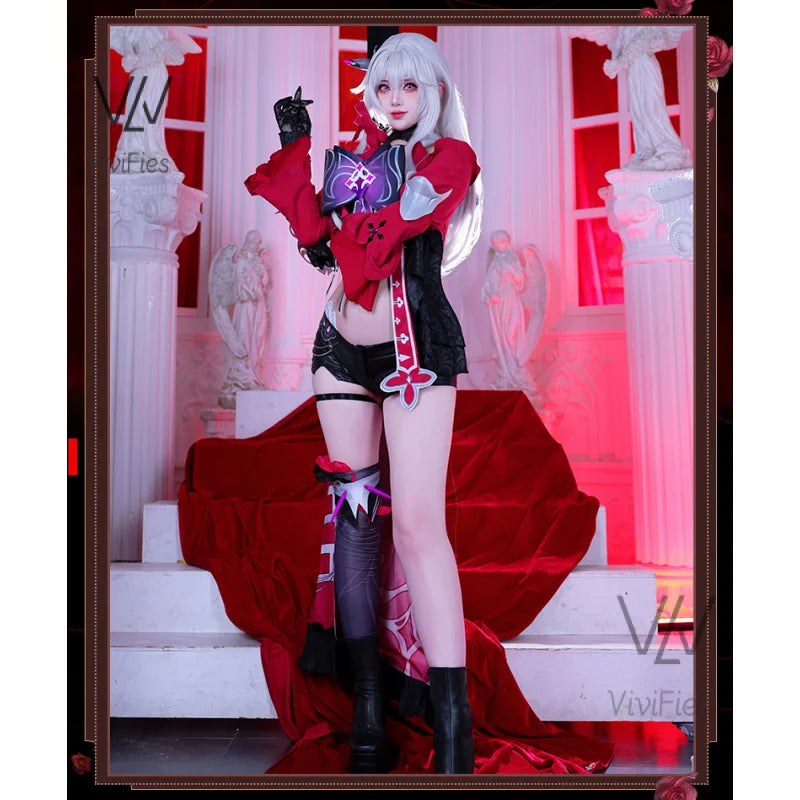 Thelema Cosplay Honkai Impact 3 Costume Fashion Uniform Game Suit Halloween Carnival Party Outfit Women New spot stocks