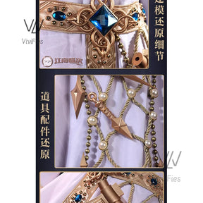 Ada Mesmer Cosplay Game Identity V Costume Psychologist Wings Of The Heron Sweet Uniform Party Dress Role Play Clothing