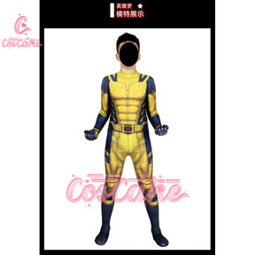 Deadpool 3 Wolverine Cosplay Costume Children's tight fitting clothing Halloween Man Outfit