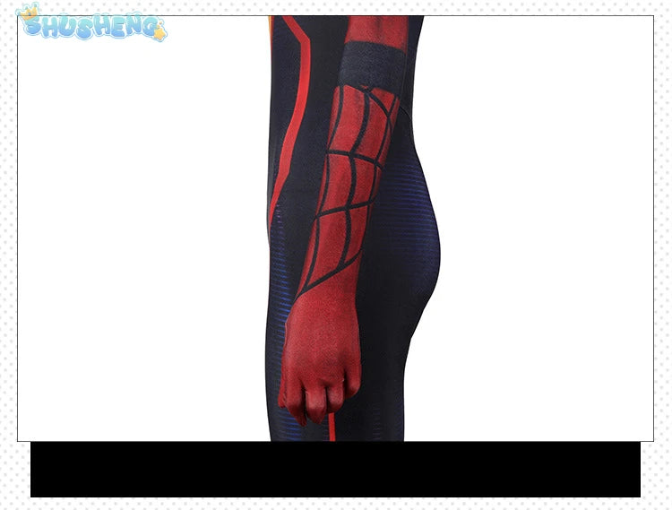 New XXS-XXL Spider-Woman Cosplay Jessica SpiderGirl Costume Superhero Outfit Bodysuit Halloween Spiderwoman Costume