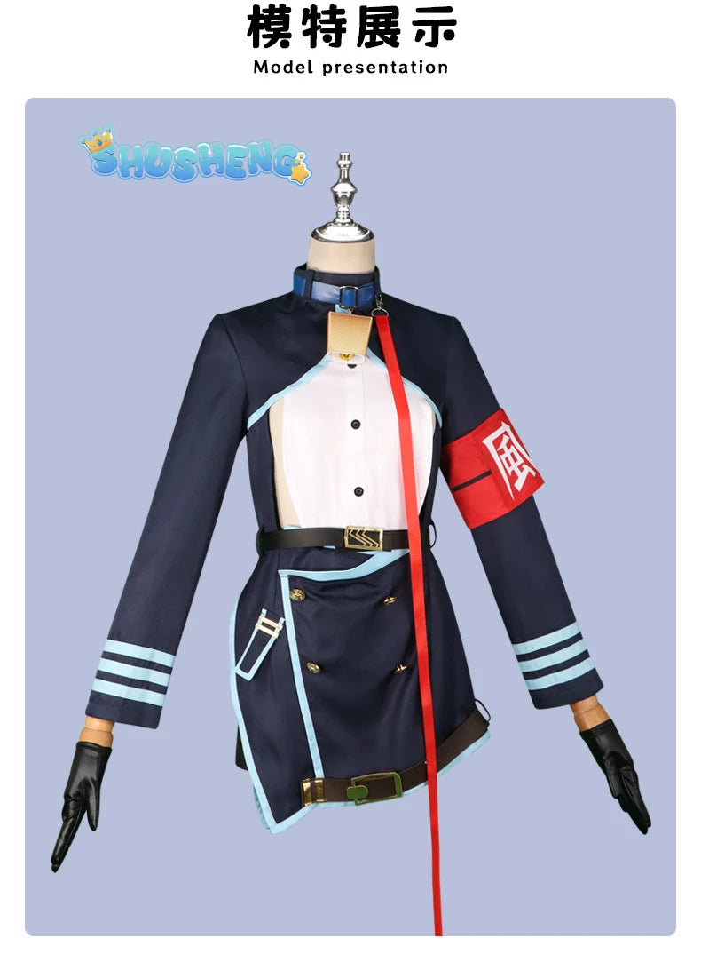 Anime Game Blue Archive Amau Ako Cosplay Costume Wig Blue Sailor Suit School Uniform Skirt Shoes Woman Sexy Carnival PArty Set