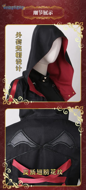 Anime VTuber Nijisanji  Kuzuha Game Suit Gorgeous Handsome Uniform Cosplay Costume Halloween Party Role Play Outfit Men