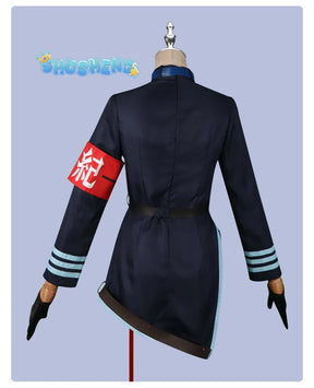 Anime Game Blue Archive Amau Ako Cosplay Costume Wig Blue Sailor Suit School Uniform Skirt Shoes Woman Sexy Carnival PArty Set