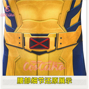 New Deadpool 3 Wolverine Cosplay Costume Superhero Cosplay Zentai Full Set With Bosysuit Shoes Handmade Halloween Man Outfit