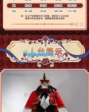 Shinku cosplay Rozen maid den Shinku cosplay Halloween red dress costume custom made S-XXL