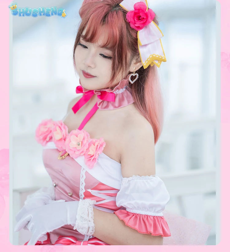 Anime LoveLive! School Idol Festival PERFECT Dream Project Uehara Ayumu Lovely Elegant Uniform Cosplay Costume Women