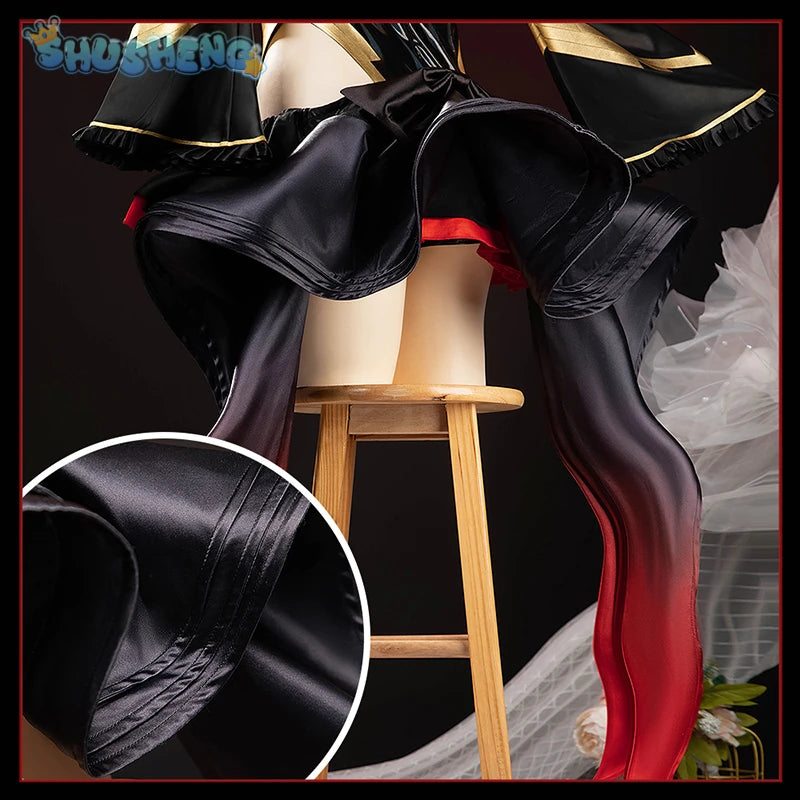 Shusheng Vsirtual Youtuber Houshou Marine Cosplay Costume Cos Game Anime Party Uniform Hallowen Play Role Clothes Clothing