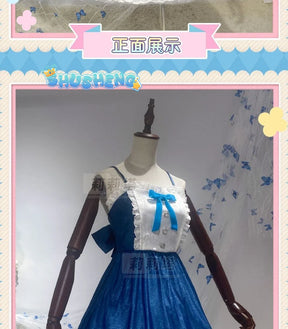 Anime Love Chunibyo & Other Delusion Takanashi Rikka Cosplay Costume Lolita Dress kawaii Halloween Costumes for Women