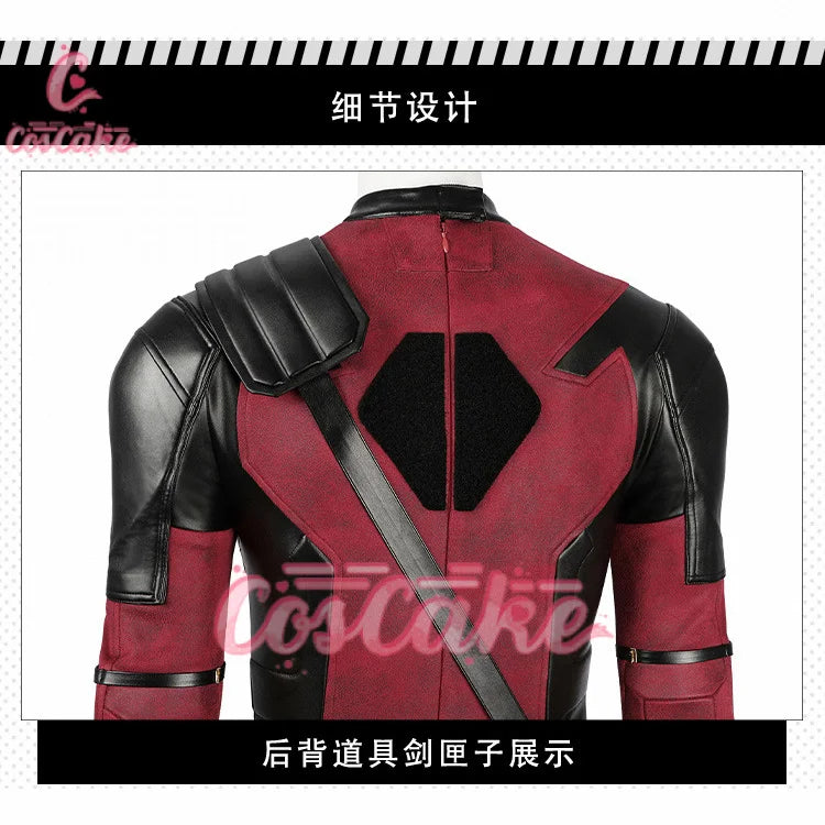 New Deadpool Cosplay Cosutme Wade Winston Wilson Jumpsuit Belt Cosplay Costume Movie Anti-hero Suit Halloween Women's version