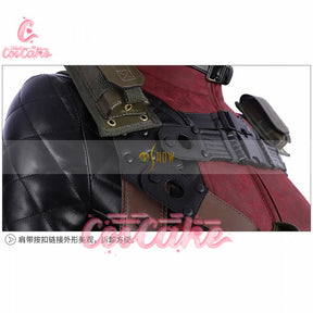 New Deadpool  Cosplay Cosutme Wade Winston Wilson Jumpsuit Belt Cosplay Costume Movie Anti-hero Suit Halloween Women's version