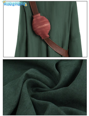 Shusheng-N Alone Cosplay Costume Game Nightmares III 3 Green Jumpsuit Hat Cap Head Cover Bag Helmets Glasses Halloween Party XS-XXXL