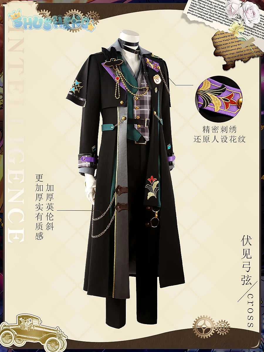 Ensemble Stars Fushimi Yuzuru Itsuki Shu Sena Izumi Intelligence Cross Cosplay Costume Cos Game Anime Party Uniform Hallowen