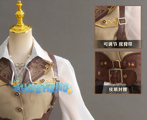 Identity V Melly Plinius Entomologist The Flower Of The Wilderness QiZhen Fashion Game Suit Cosplay Costume Halloween