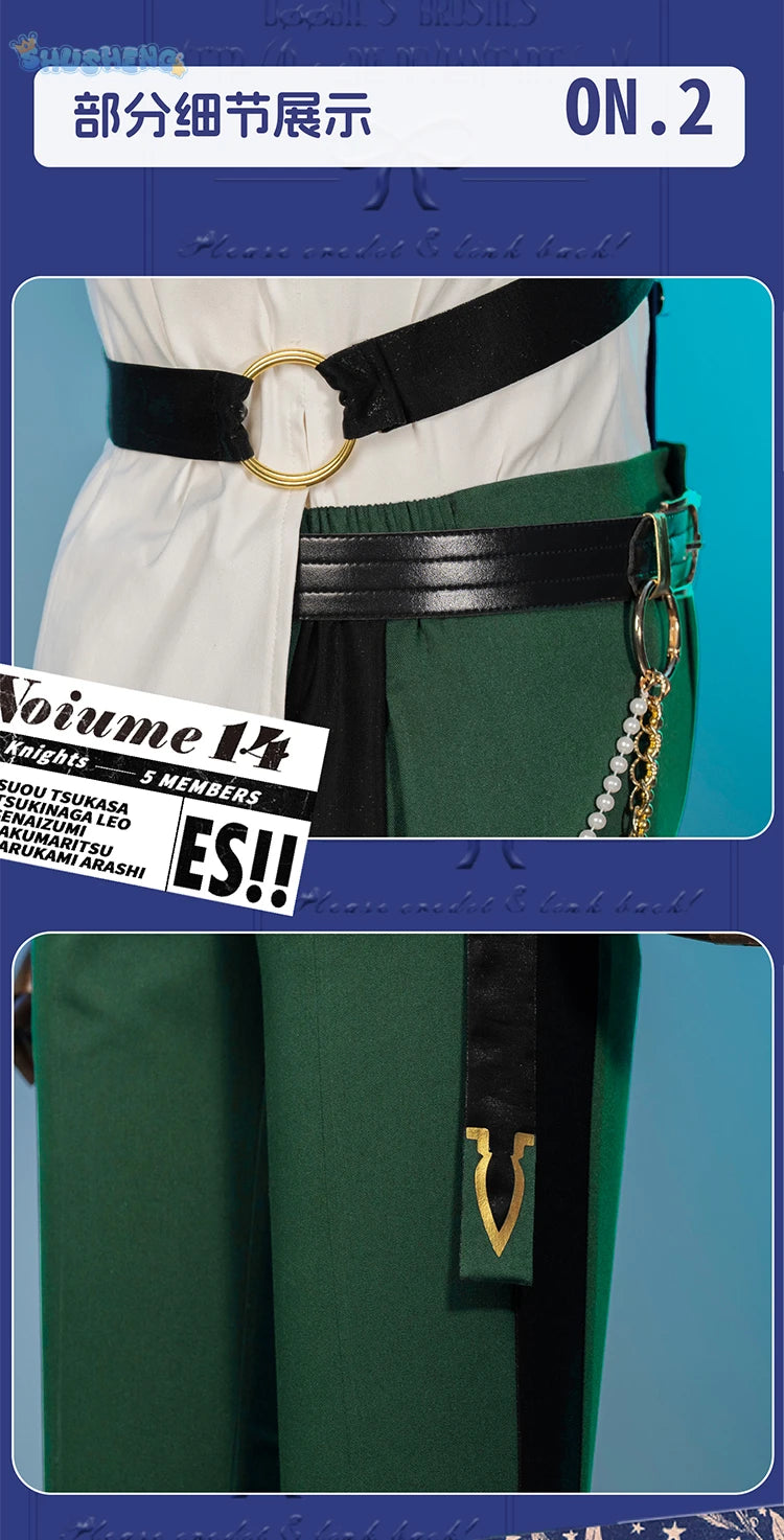 Ensemble Stars 2 Knights Sakuma Ritsu/Narukami Arashi/Sena Izumi/Tsukinaga Leo/Suou Tsukasa Trip New Cosplay Suit