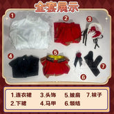 Shinku cosplay Rozen maid den Shinku cosplay Halloween red dress costume custom made S-XXL