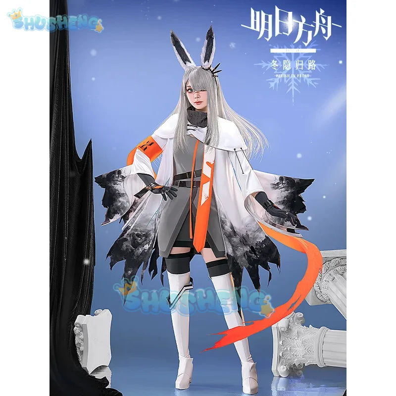 Shusheng Arknights Frostnova Women Cosplay Costume Cos Game Anime Party Uniform Hallowen Play Role Clothes Clothing