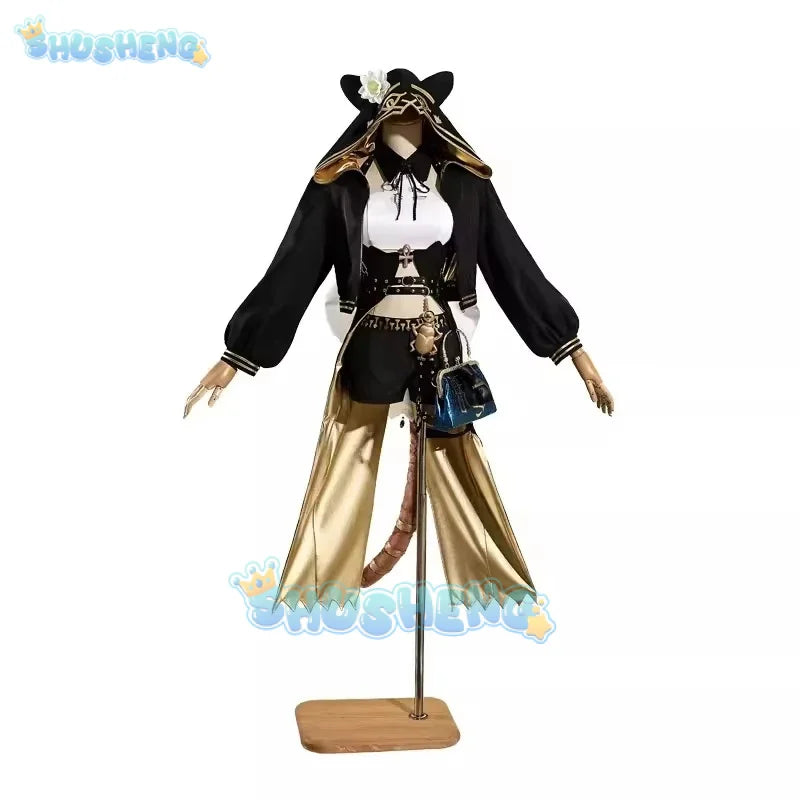 Shusheng Arknights Pepe Guard Earthshaker New Operator Game Suit Lovely Uniform Cosplay Costume Halloween Party Outfit Women