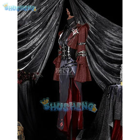 Shusheng Genshin Impact Peruere Arlecchino Cosplay Costume Game Party Uniform Hallowen Play Role Clothes