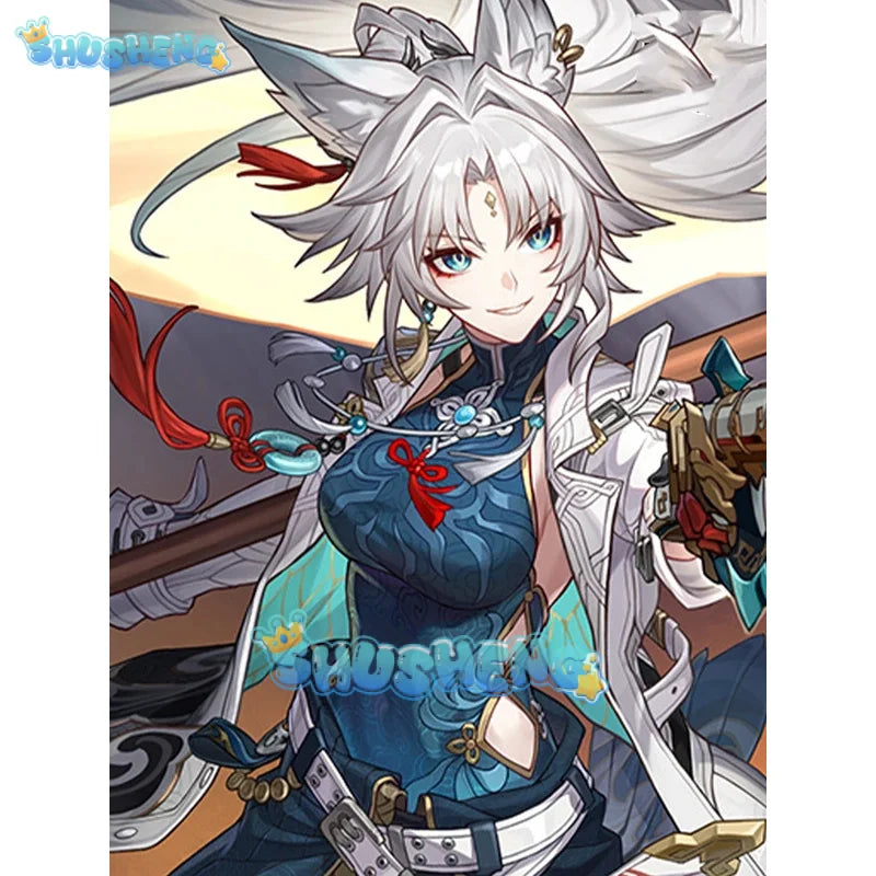 Shusheng Honkai: Star Rail Feixiao Women Cosplay Costume Cos Game Anime Party Uniform Hallowen Play Role Clothes Clothing