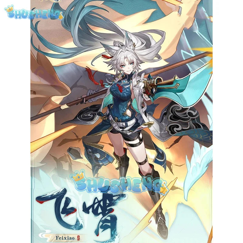 Shusheng Honkai: Star Rail Feixiao Women Cosplay Costume Cos Game Anime Party Uniform Hallowen Play Role Clothes Clothing