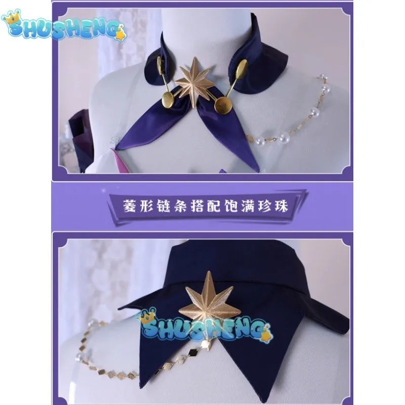 Shusheng Honkai Star Rail Cos Robin Cosplay-Kostüm Alice Himora Vollständiger Satz Anime-Kostüme für Frauen 