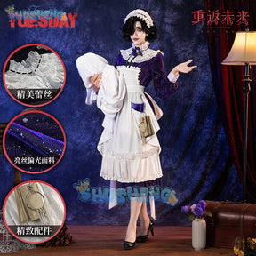 Shusheng Reverse:1999 Tuesday Christine Game Suit Lovely Maid Dress Uniform Cosplay Costume Halloween Party Role Play Outfit