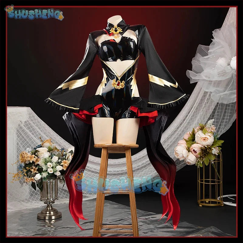 Shusheng Vsirtual Youtuber Houshou Marine Cosplay Costume Cos Game Anime Party Uniform Hallowen Play Role Clothes Clothing