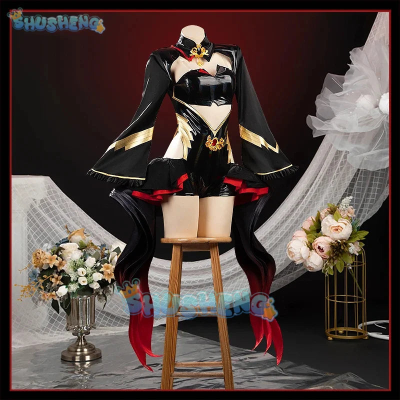 Shusheng Vsirtual Youtuber Houshou Marine Cosplay Costume Cos Game Anime Party Uniform Hallowen Play Role Clothes Clothing