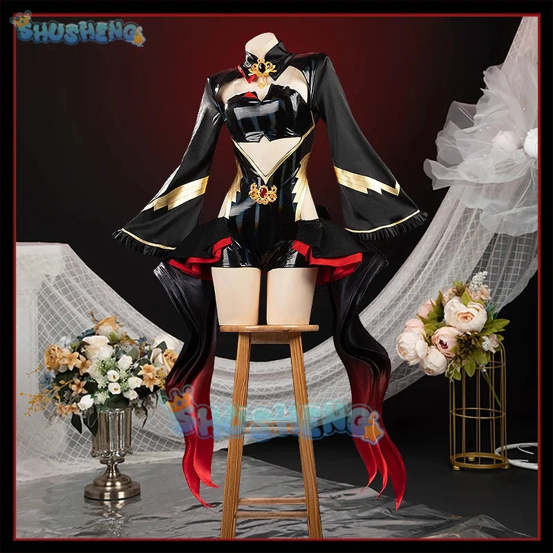 Shusheng Vsirtual Youtuber Houshou Marine Cosplay Costume Cos Game Anime Party Uniform Hallowen Play Role Clothes Clothing