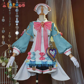 Sigewinne Cosplay Genshin Impact Costume Dress Headwear Full Set Genshin Halloween Christmas Party Lolita Maid Outfit