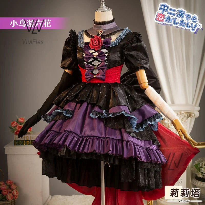 Takeanashi Rikka cosplay costume wig bag anime chuunibyou demo fastener GA Shitai love chulinbyo New in stock dress for women gi