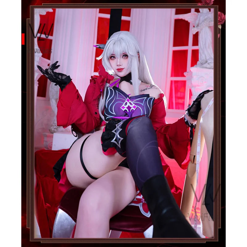 Thelema Cosplay Honkai Impact 3 Costume Fashion Uniform Game Suit Halloween Carnival Party Outfit Women New spot stocks