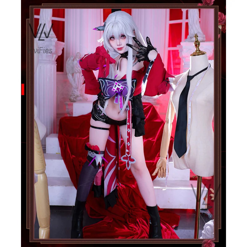 Thelema Cosplay Honkai Impact 3 Costume Fashion Uniform Game Suit Halloween Carnival Party Outfit Women New spot stocks