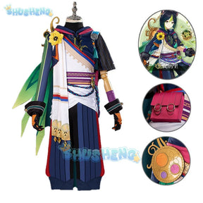 Tighnari Cosplay Costume Genshin Impact Dress Uniform Game Role Play Outfit for Halloween Christmas