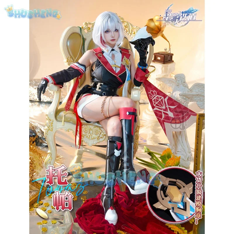 Topaz Cosplay Kostüm Honkai Star Rail Karneval Uniform Anime Halloween Kostüme Frauen Spiel 