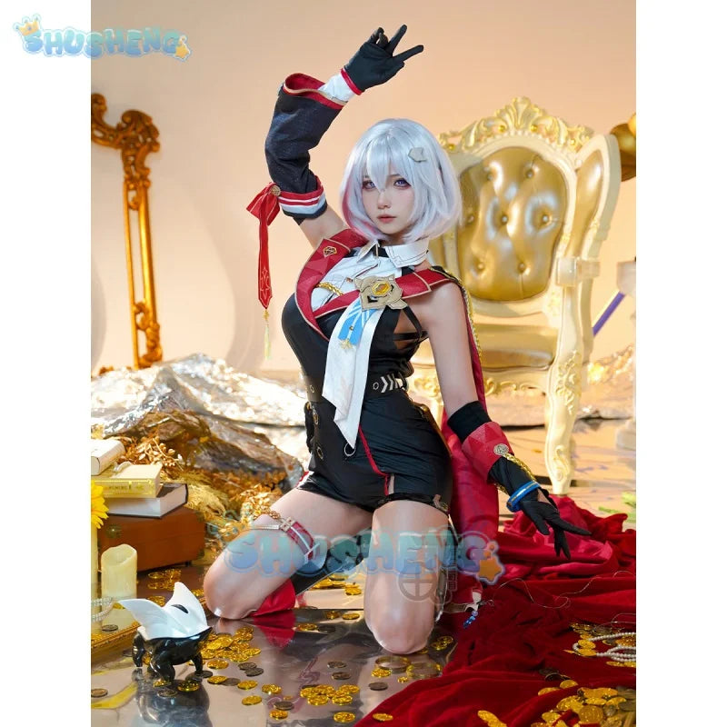 Topaz Cosplay Costume Honkai Star Rail Carnival Uniform Anime Halloween Costumes Women Game