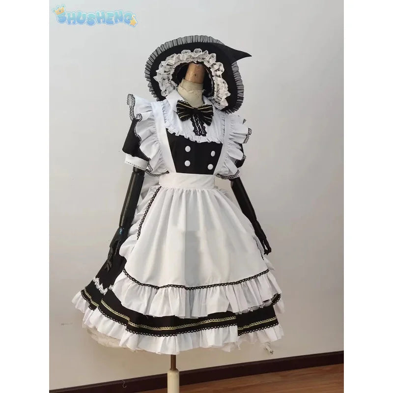 Touhou Project Kirisame Marisa Dress Cosplay Costume Cos Game Anime Party Uniform Hallowen Play Role Clothes Clothing