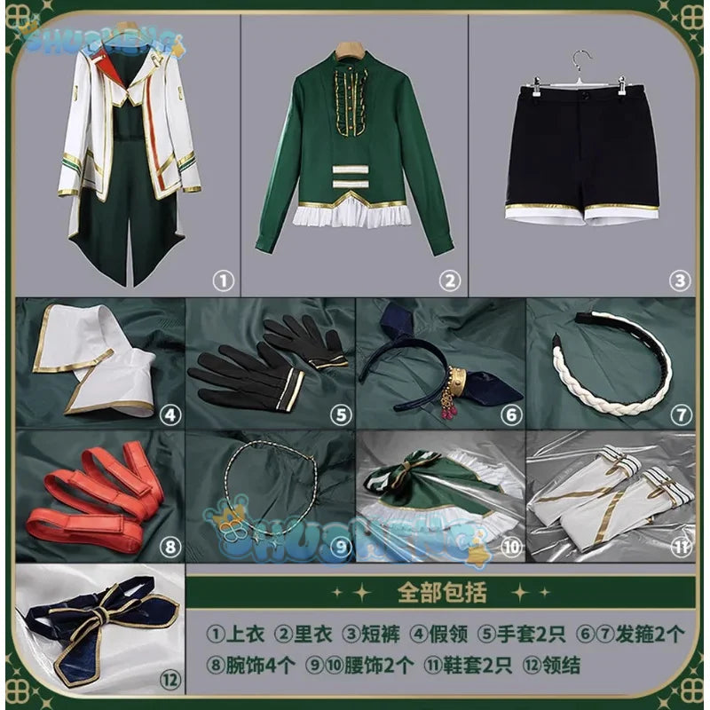 Umamusume: Pretty Derby Rhein Kraft Decisive Suits Cosplay Costume Game Anime Party Uniform Hallowen Play Role Clothes Clothing