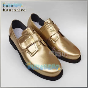 VTuber Hololive Luxiem Luca Kaneshiro Cosplay Boots PU Shoes Halloween Cosplay Prop Custom