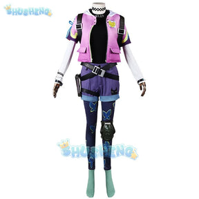 Valorant cos Clove Cosplay Full set of anime character costumes for both men and women