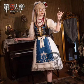 Vera Nair Cosplay Game Identity V Costume Perfumer The Dove-Like Yudit Skin Dress Halloween Party Role Play Clothing New