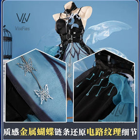 Vluo singer Tianyi Butterfly series cosplay costume woman dress Christmas gift outfits anime cos costumes Lolita gorgeous dress