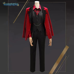 Vtuber Lauren Iroas 3rd Anniversary New Clothes Game Suit Handsome Cosplay Costume Halloween Party Role Play Outfit