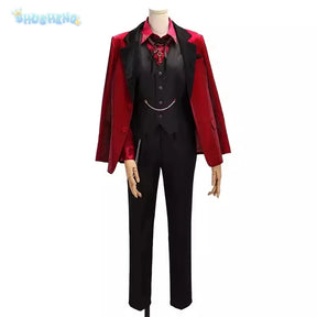 Vtuber Lauren Iroas 3rd Anniversary New Clothes Game Suit Handsome Cosplay Costume Halloween Party Role Play Outfit