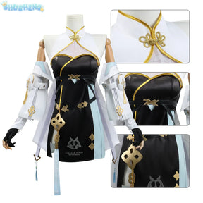 Wuthering Waves Yangyang Baizhi Game Suit Sweet Lovely Uniform Cosplay Costume Halloween Carnival Party Role Play Outfit Women